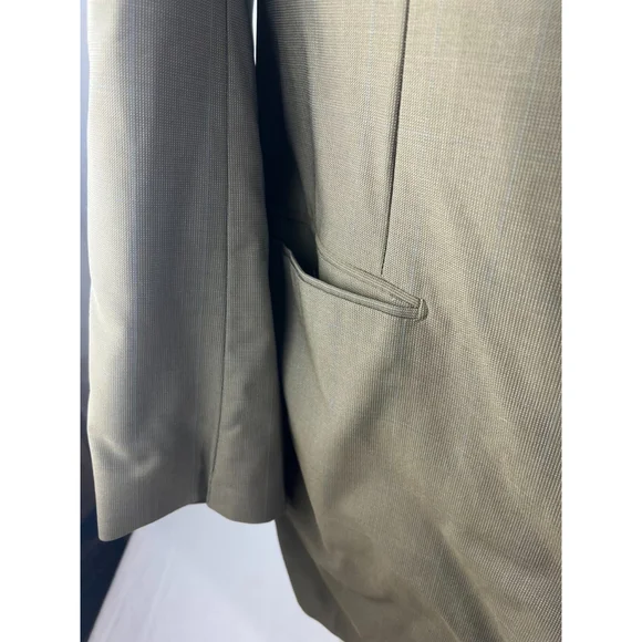 Men's Corneliani Extra Fine Virgin Wool Sport Coat Blazer Jacket Size 54L Tan - Picture 7 of 7